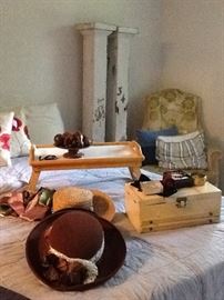 Vintage Chair, Posts, Hats