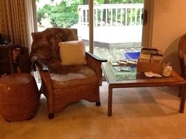 Whisker Chairs, Drexel Heritage Coffee Table