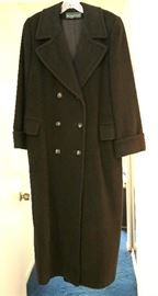 Harve Bernard woman's full length wool coat.