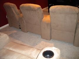 Theater seating reclining