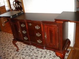 Queen Anne style buffet/sideboard with flip top