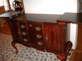 Queen Anne style buffet/sideboard with flip top