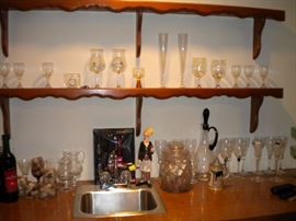 Bar glasses and stem ware