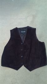 Wilson leather/suede vest