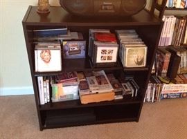 Dark Wood Laminate Two-Shelf Bookcase - 2 of 2