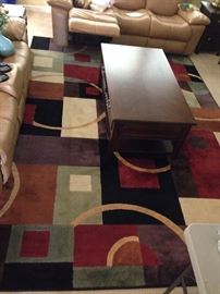 Area Rug - Geometric Pattern - Synthetic - 8' x 12'