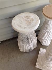 Decorative Short Plaster Column - 1 of 2