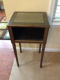 Vintage Gold Painted Telephone Stand 