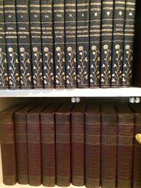 Stoddaard's Lectures - bound books and The Modern Readers' Shakespeare