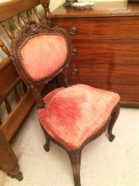 Victorian parlor chair