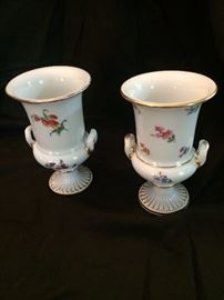Small Meissen vases
