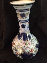 One of two 19th elegant vases