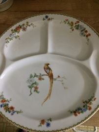 "Golden Pheasant" Czechoslovakian plate