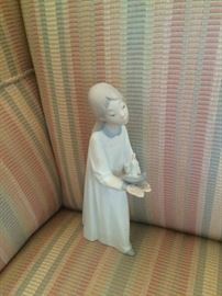 Lladro girl with candle