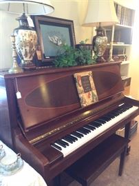 Charming upright piano