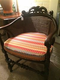Antique cane chair