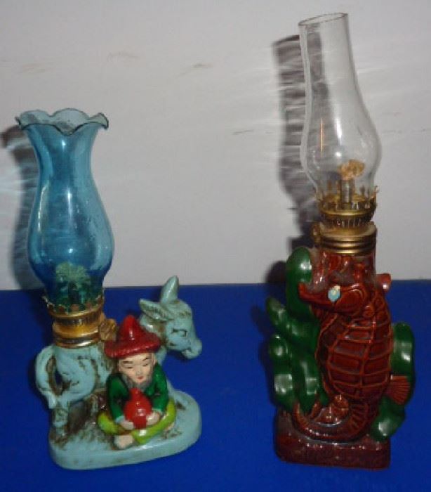 Vintage Collectible Oil Lamps