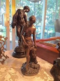 neo-classic bronze nude