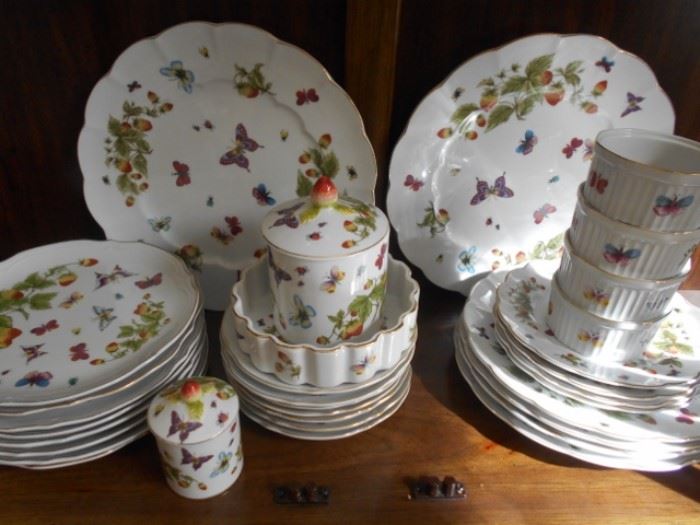 Ardalt Lenwile Strawberry & Butterfly China