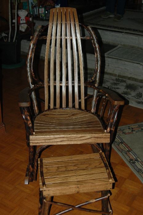 Amish Rocking Chair and stool