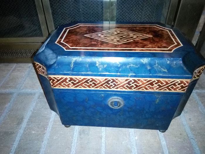 Decorative wood box - heavier than it looks here