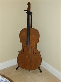 Antique Folk Art Cello