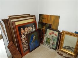 Variety of Art, Framed and Unframed