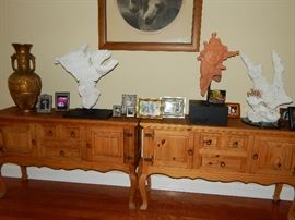 Coral Art, Wood Sideboards 
