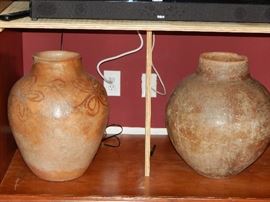 Antique Olive Jars