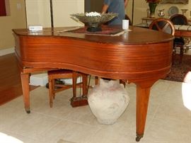 Antique Mahogany Piano