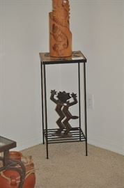 DECORATIVE TILE TOP STAND, DECOR