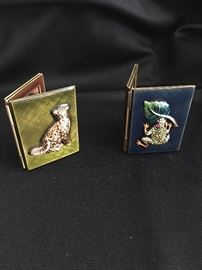 Fronts of the Jay Strongwater traveling picture frames.