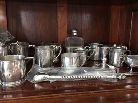 Sterling cups.  
