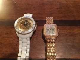 Two woman's watches from Neiman Marcus