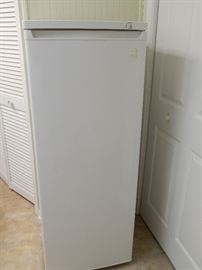 Avanti upright freezer. about 5 years old.