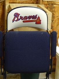 Atlanta Braves' clubhouse chair from first year in Turner Field (1997). In great shape.