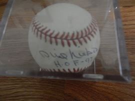 Hall of Fame pitcher, and Atlanta Braves' legend, Phil Niekro autographed baseball. HoF '97