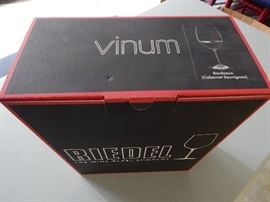 Riedel bordeaux wine glasses. 6 available.
