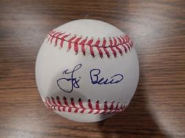 Autographed baseball. MLB. Hall of Fame. Legend. Yogi Berra autographed baseball