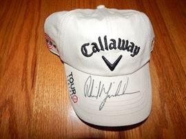 Phil Mickelson autographed Callaway cap. PGA Tour. Masters' winner
