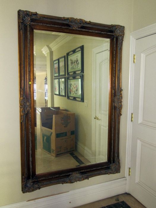 3' x 6' ornate mirror.