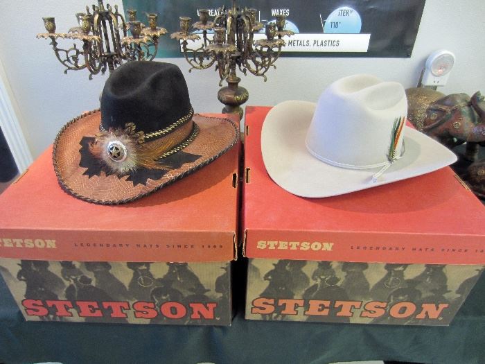 Beautiful, new Stetson hats, worn once!!