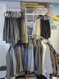 Lots of men's clothing also