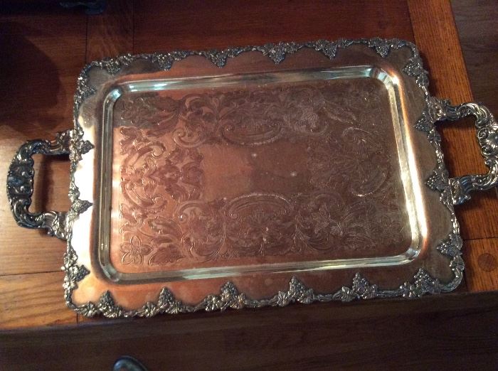 Silver plate trays