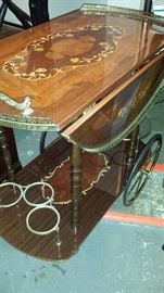 Very ornate serving cart