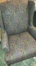 Thomasville paisley chair