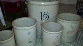 Nice selection of Red Wing crocks