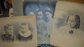Vintage instant family children pictures