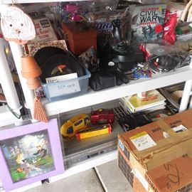 45s (Records); Scott Retro Tuner; Zenith VCR/DVD Combo