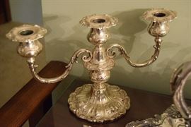 Reed and Barton Sterling Candelabra Pair- Francis